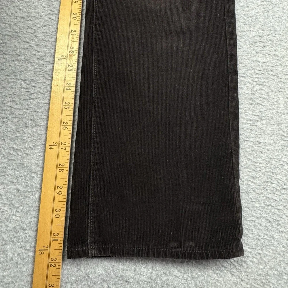 J. Crew Dark Brown Corduroy Pants Mens 33x32‎ VTG Style Classic Casual Grunge